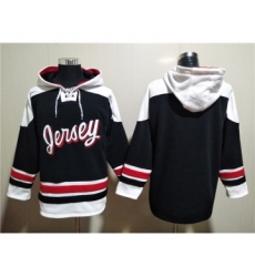 Men's New Jersey Devils Blank Ageless Must-Have Lace-Up Pullover Hoodie
