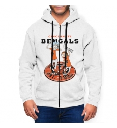 Bengal Men's Zip Hooded Sweatshirt