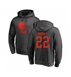 Football Cleveland Browns #22 Eric Murray Ash One Color Pullover Hoodie