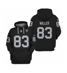 Men's Las Vegas Raiders #83 Darren Waller 2021 Black Pullover Football Hoodie