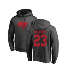 Football Tampa Bay Buccaneers #23 Deone Bucannon Ash One Color Pullover Hoodie