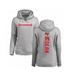 Football Women's Tampa Bay Buccaneers #35 Jamel Dean Ash Backer Pullover Hoodie
