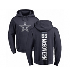 Football Dallas Cowboys #66 Connor McGovern Navy Blue Backer Pullover Hoodie