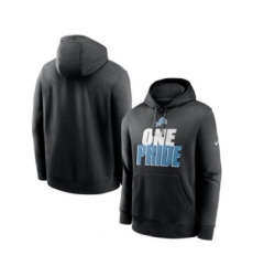 Men's Detroit Lions Black Fan Gear Local Club Pullover Hoodie