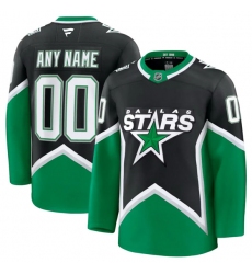 Men's Dallas Stars Active Player Custom Black 2025-26 Alternate Stitched Hockey Jersey