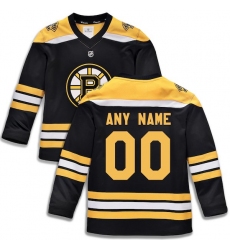 Youth Boston Bruins Fanatics Branded Black Home Replica Custom Jersey