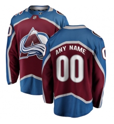 Men's Colorado Avalanche Fanatics Branded Maroon Home Breakaway Custom Jersey