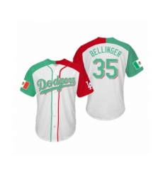 Men's Cody Bellinger #35 Los Angeles Dodgers Two-Tone Mexican Heritage Night Cool Base Jersey