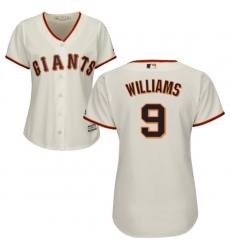 Women's Majestic San Francisco Giants #9 Matt Williams Replica Cream Home Cool Base MLB Jersey