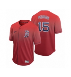 Youth Boston Red Sox #15 Dustin Pedroia Red Fade Nike Jersey