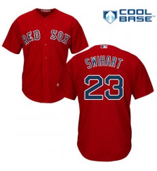 Youth Majestic Boston Red Sox #23 Blake Swihart Replica Red Alternate Home Cool Base MLB Jersey
