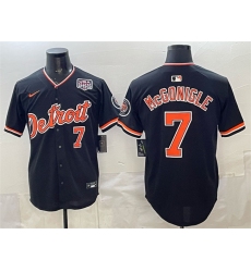 Men's Detroit Tigers #7 Kevin McGonigle Black 2026 Alternate USA 250 Vapor Premier Limited Stitched Baseball Jersey