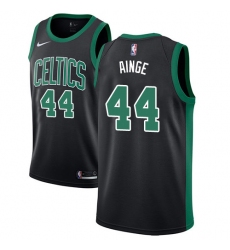 Men's Adidas Boston Celtics #44 Danny Ainge Swingman Black NBA Jersey - Statement Edition