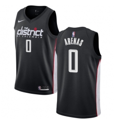 Youth Nike Washington Wizards #0 Gilbert Arenas Swingman Black NBA Jersey - City Edition