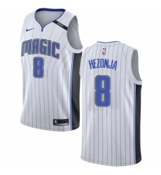 Men's Nike Orlando Magic #8 Mario Hezonja Authentic NBA Jersey - Association Edition