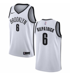 Youth Nike Brooklyn Nets #6 Sean Kilpatrick Authentic White NBA Jersey - Association Edition