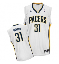 Men's Adidas Indiana Pacers #31 Reggie Miller Swingman White Home NBA Jersey