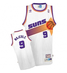 Men's Adidas Phoenix Suns #9 Dan Majerle Swingman White Throwback NBA Jersey