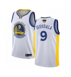Youth Golden State Warriors #9 Andre Iguodala Swingman White 2019 Basketball Finals Bound Basketball Jersey - Association Edition