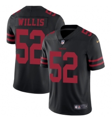 Youth Nike San Francisco 49ers #52 Patrick Willis Elite Black NFL Jersey