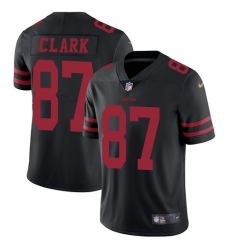 Youth Nike San Francisco 49ers #87 Dwight Clark Elite Black NFL Jersey