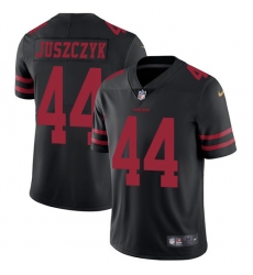 Youth Nike San Francisco 49ers #44 Kyle Juszczyk Elite Black NFL Jersey