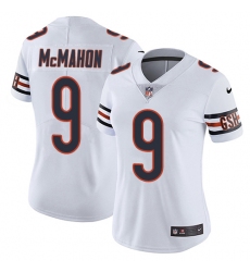 Women's Nike Chicago Bears #9 Jim McMahon Elite White NFL Jersey