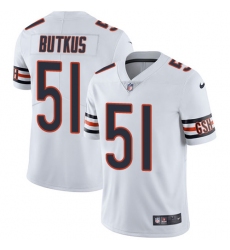 Youth Nike Chicago Bears #51 Dick Butkus White Vapor Untouchable Limited Player NFL Jersey