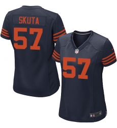Women's Nike Chicago Bears #57 Dan Skuta Game Navy Blue Alternate NFL Jersey