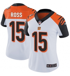 Women's Nike Cincinnati Bengals #15 John Ross Elite White NFL Jersey