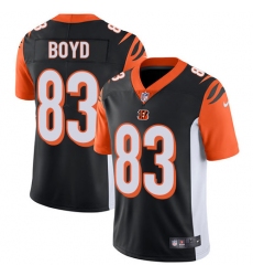 Men's Nike Cincinnati Bengals #83 Tyler Boyd Vapor Untouchable Limited Black Team Color NFL Jersey