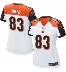 Women's Nike Cincinnati Bengals #83 Tyler Boyd Game White NFL Jersey