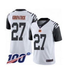 Men's Cincinnati Bengals #28 Joe Mixon Black Team Color Vapor Untouchable Limited Player 100th Season Football Jersey