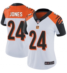 Women's Nike Cincinnati Bengals #24 Adam Jones Elite White NFL Jersey
