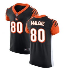 Men's Nike Cincinnati Bengals #80 Josh Malone Black Team Color Vapor Untouchable Elite Player NFL Jersey