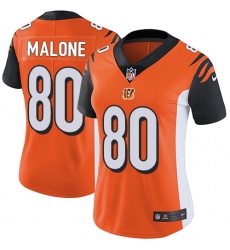 Women's Nike Cincinnati Bengals #80 Josh Malone Elite Orange Alternate NFL Jersey