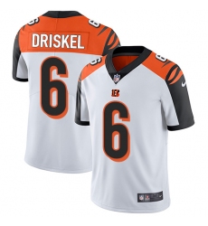 Youth Nike Cincinnati Bengals #6 Jeff Driskel Elite White NFL Jersey