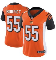 Women's Nike Cincinnati Bengals #55 Vontaze Burfict Elite Orange Alternate NFL Jersey