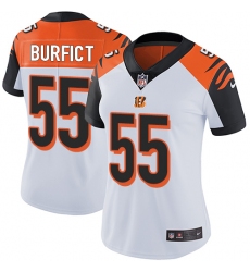 Women's Nike Cincinnati Bengals #55 Vontaze Burfict Elite White NFL Jersey