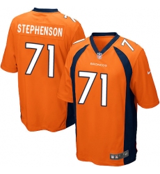 Men's Nike Denver Broncos #71 Donald Stephenson Game Orange Team Color NFL Jersey