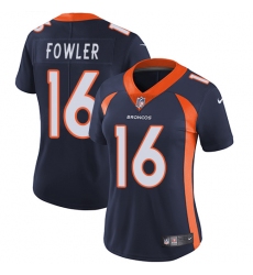 Women's Nike Denver Broncos #16 Bennie Fowler Elite Navy Blue Alternate NFL Jersey