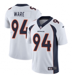 Youth Nike Denver Broncos #94 DeMarcus Ware Elite White NFL Jersey