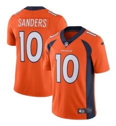 Youth Nike Denver Broncos #10 Emmanuel Sanders Elite Orange Team Color NFL Jersey