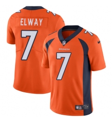 Youth Nike Denver Broncos #7 John Elway Elite Orange Team Color NFL Jersey