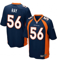 Men's Nike Denver Broncos #56 Shane Ray Game Navy Blue Alternate NFL Jersey
