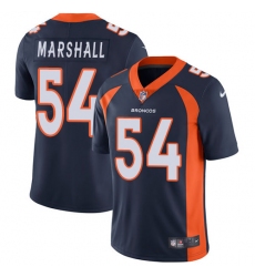 Youth Nike Denver Broncos #54 Brandon Marshall Elite Navy Blue Alternate NFL Jersey