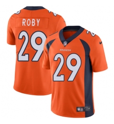 Youth Nike Denver Broncos #29 Bradley Roby Elite Orange Team Color NFL Jersey