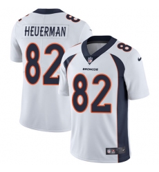 Youth Nike Denver Broncos #82 Jeff Heuerman Elite White NFL Jersey