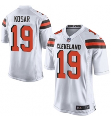 Men's Nike Cleveland Browns #19 Bernie Kosar Game White NFL Jersey