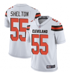 Youth Nike Cleveland Browns #55 Danny Shelton Elite White NFL Jersey